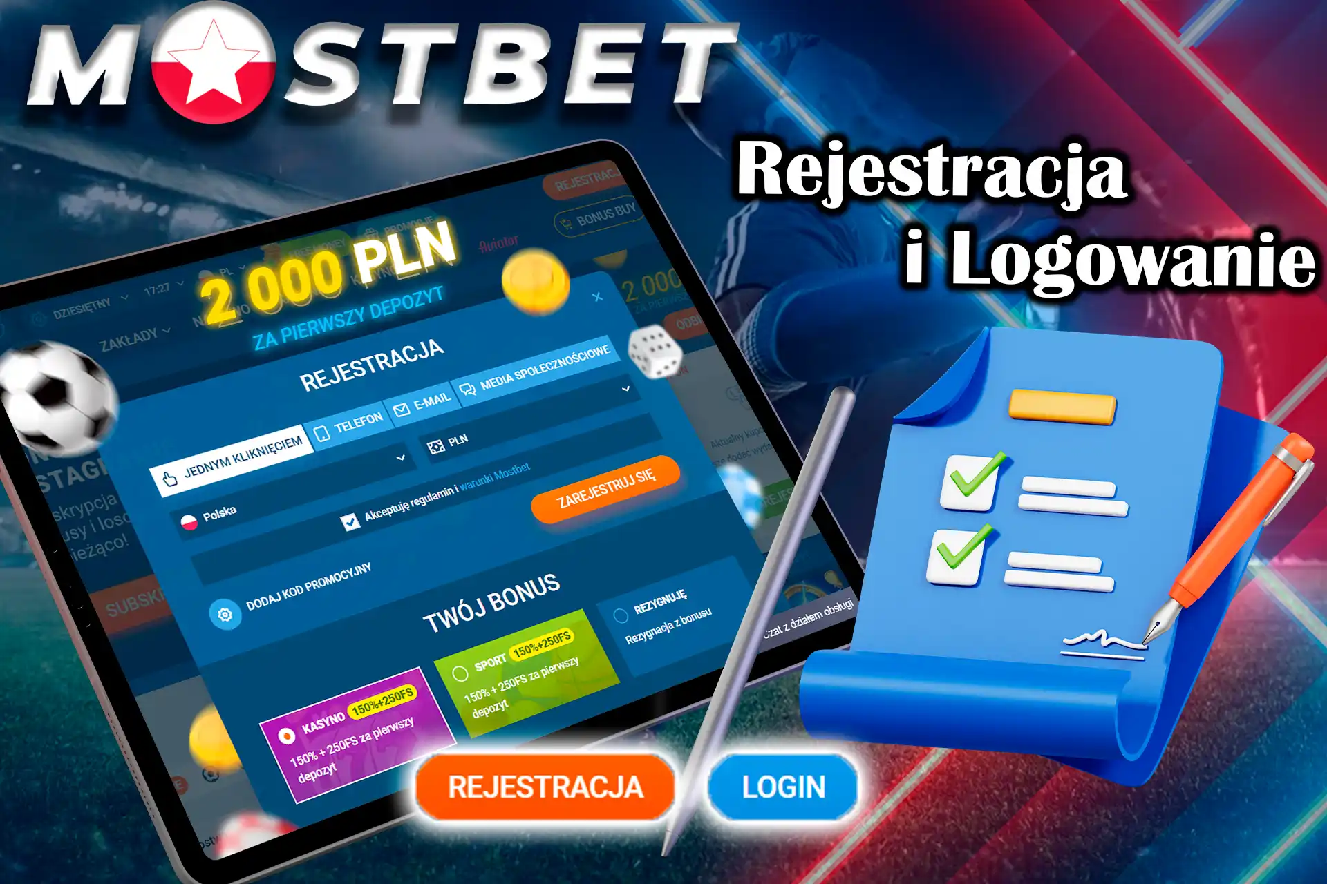 Szybka i łatwa rejestracja