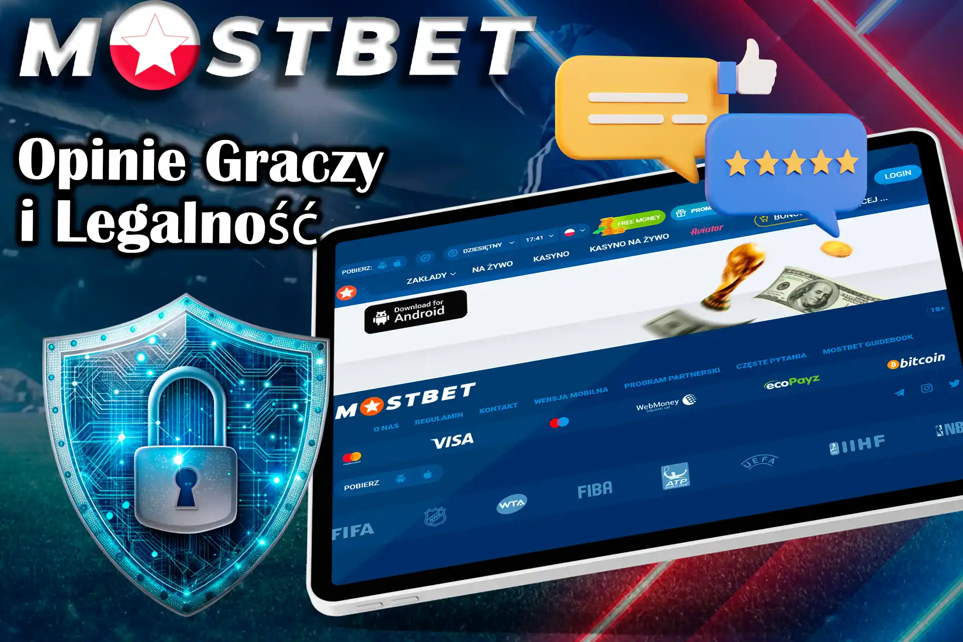 Mostbet ma generalnie pozytywne opinie od graczy